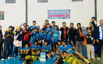 Keren, Tim PBV Polsek Plered U14 Juarai Turnamen Antarklub Se-Kabupaten Purwakarta