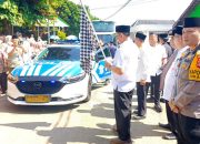 Polres Purwakarta Ikuti Pelepasan Calon Jemaah Haji Kloter 40 KJT