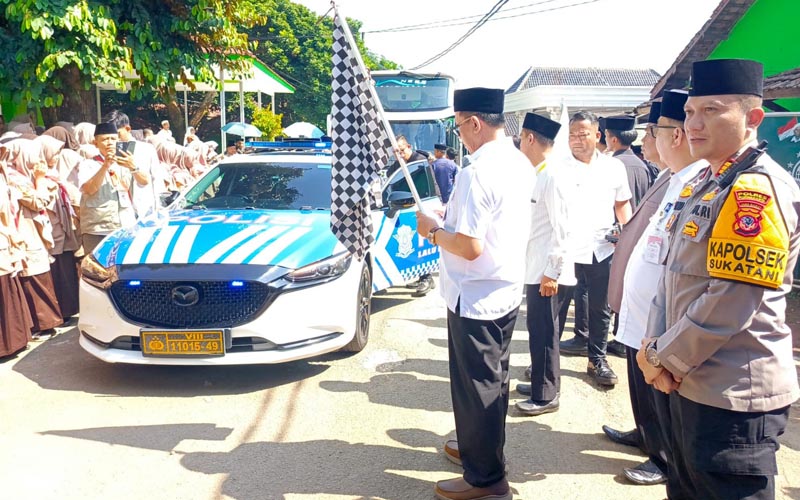 Pelepasan jemaah Haji Purwakarta