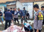 Bhabinkamtibmas Polsek Bungursari Monitoring Penyembelihan Hewan Kurban