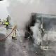 Truk Bermuatan Gas Hangus Terbakar di Tol Cipularang KM 93