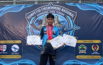 Habibie, Atlet Cilik Purwakarta Borong 5 Emas dan 1 Perak di Kejuaraan Fin Swimming Nasional